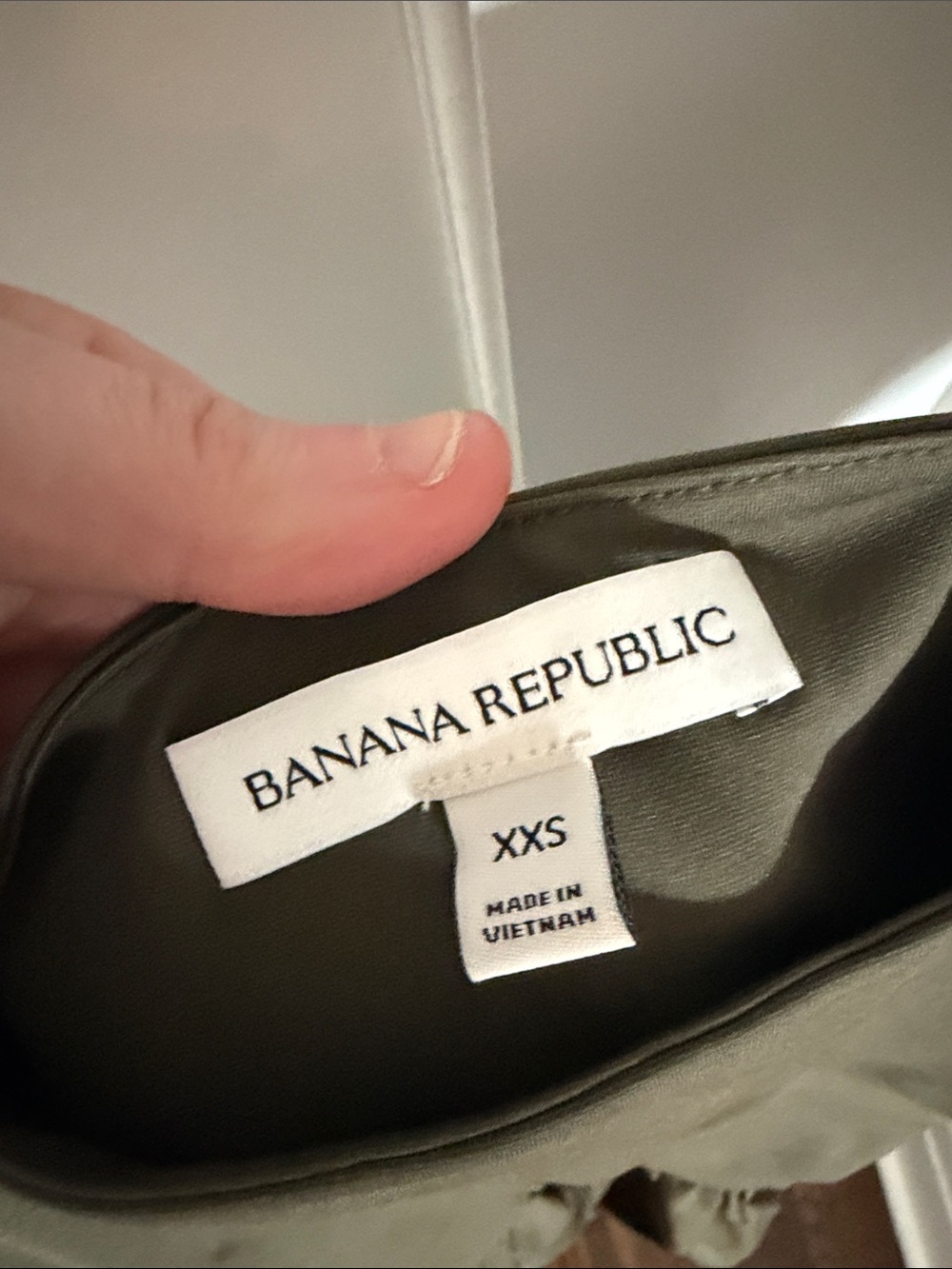 Banana Republic Olive Green Midi Dress - Picture 3 of 4